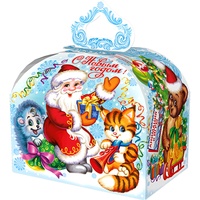 Коробка НГ Сундучок Праздничная репетиция 1кг